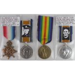 King Brothers from Leiston - 1914 Star Trio to 533 Pte F W King 1/4 Suffolk Regt, Killed In Action