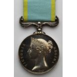 Crimea Medal 1854 no bar, unnamed as issued. GVF