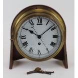 WW2 British RN ships Bulk Head Clock Astral movement in good working order when catalogued. Note: