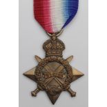 1915 Star to 2448 L.Cpl O T Nairn Durham L.I. Killed In Action 26th April 1915 with "D" Coy 1/7th