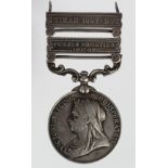 India Medal 1896 (silver) with bars Punjab Frontier 1897-98 and Tirah 1897-98 to 1055 Sepoy