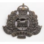 Suffolk Regiment officers cap badge 1st VB, KC, 2 Tower, bronze