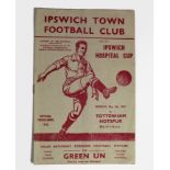 Ipswich Town v Tottenham Hotspur 5th May 1953 Ipswich Hospital Cup