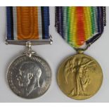BWM & Victory Medal to 3713 Pte R H Raven MGC, later Suffolk Regt. Born Carlton Colville, Suffolk.