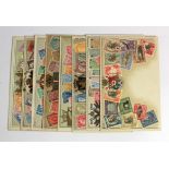 Stamp postcards, Zieher published, comprising Austria, Bavaria, Belgium, Bosnia, Denmark,