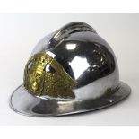 French Mid 19th century fireman's helmet all complete.