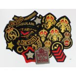 Cloth Badges: Civil Defence WW2 embroidered felt arm badges all in excellent condition. (approx 23