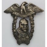Austrian WW1 Pilots badge, stamped 800 silver