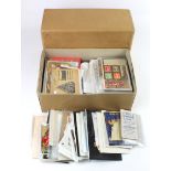 Ephemera, good selection of early material in shoebox, very varied collection, needs viewing
