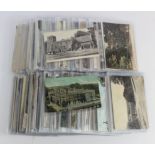 Central England: A good batch of UK topographical cards includes Bedfordshire, Northamptonshire,