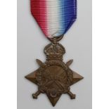 1915 Star to 18-557 Pte J Marsh Durham L.I. Killed In Action 1/8/1916 with the 18th Bn. Born