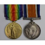 BWM & Victory Medal to K.40104 R B Story STO.1.RN. Born Sunderland. Served HMS Suffolk. (2)