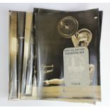 Olympics - 12x Weight lifting press photos + Pass 1948 London.