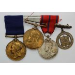 Metropolitan Police group - Jubilee Police Medal 1897 (PC. G Powesland Y Divn), 1902 Police
