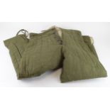 WW2 British padded trouser dated 1942 in unissued condition.
