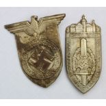 German WW2 Tinnie type badges scarcer types. (2)