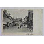 Seal, Kent, early postcard of the high street
