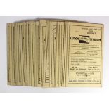 Greyhound Race Cards - Luton 1937-1938. (28)