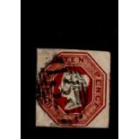 GB 1848 QV 10d embossed stamp, SG.57, superb 4 margin cut-square.