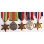 WW2 group to 1236831 LAC A S Gasson RAF, 1939-45 Star, Italy Star, France & Germany Star,