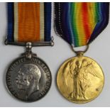 BWM & Victory Medal to 284510 Pte.2. H J Owen-Conway RAF. Born Cardiff. (2)