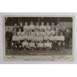 Football Tottenham Hotspur FC 1905/6 team postcard RP, No2720 W Clement Purdie, Rapid Photo