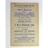 Ipswich Town v Luton 4/1/1947 F/C