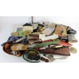 Large mixed box of Militaria, small items. (Qty) Buyer collects