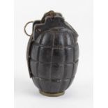 WW1 Mills no. 5 mk1 hand grenade, nice clean example with 1916 dated base plug. Deactivated