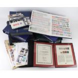 GB - box of varied material inc stamps, FDC's, etc. In albums and loose. Plus a few British Cw