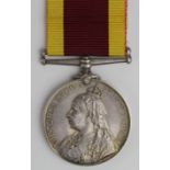 China War Medal 1900 no clasp, silver, named (21224 Gr C Collins No91 Co RGA). Born Drumcliff, Co