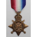 1915 Star to 15653 Pte G Antlett York Regt. Died of Wounds at Sea 24th August 1915 with 6th Bn. Born