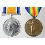 BWM & Victory Medal to 275781 Cpl J Heal Durham L.I. (BWM is a named modern copy). Killed In