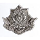 Badge East Yorkshire Regiment WW2 plastic economy hat badge complete with fixing lugs.