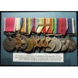 British Empire Medal group mounted as worn - BEM (Civil) to (William I. Merrett), 1915 Star Trio (
