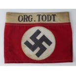 German Org.Todt armband, unusual