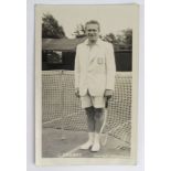 Tennis RP postcard of J Drobny, copyright S.M.A. Photos. a Czech tennis player who won Wimbledon