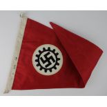 German 1937 Labour Front Pennant.