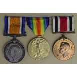 BWM & Victory Medal (238427 Dvr J Hemming RA), and GVI Special Constabulary Medal (Joseph