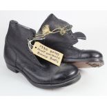 Unissued 1940 dated WW2 British Ammo Boots, made by T. Hawkins Ltd in a size 12 with