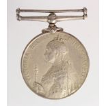 Queens Sudan Medal 1899 (silver) named 1201 Sepoy Sundar Singh 35/Sikh Bengal Infy