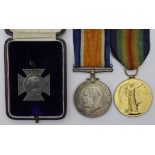 BWM & Victory Medal named 2.Lieut P Kiln. A Cyclist in the Hants Regt, commissioned into the RASC.