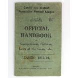 Cardiff and District Association Football League Official Handbook 1913-1914 of Competitions,