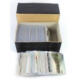 Topographical, varied collection in shoebox   (approx 350 cards)