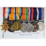 1915 Star Trio to RMA 12016 GR H.W.Howe. (Cpl on Pair), Defence Medal, War Medal, GV Naval LSGC
