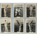 Cricket - Phillips Cricketers (Brown back) L size, part set 16/25, mainly VG - EXC, cat value £432