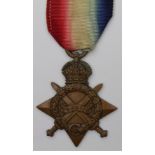1915 Star to 17453 Pte J Bartley North'D Fus. Served with the 8th bn. Lived Southwick,
