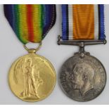 BWM & Victory Medal to 32453 Pte F B Stephens Essex Regt. With box of issue. (2)