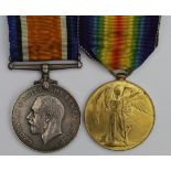 BWM & Victory Medal to 35587 Pte G V Pumphrey Leic Regt. (2)