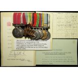 British Empire Medal group mounted as worn - BEM (Mily) (C.E.R.A. Harry E. Pook P/MX.48728), GVI